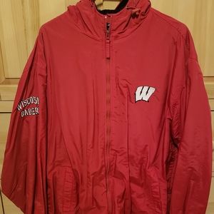 Wisconsin Badgers hooded zip jacket